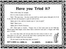 Advertisement for Scott's Emulsion, 1898. Creator: Unknown