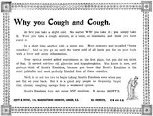 Advertisement for Scott's Emulsion, 1898. Creator: Unknown