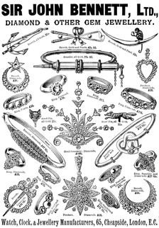 Advertisement for Sir John Bennett, Ltd., 1898. Creator: Unknown