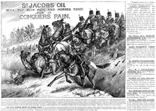 Advertisement for St. Jacob’s Oil, 1890. Creator: Unknown