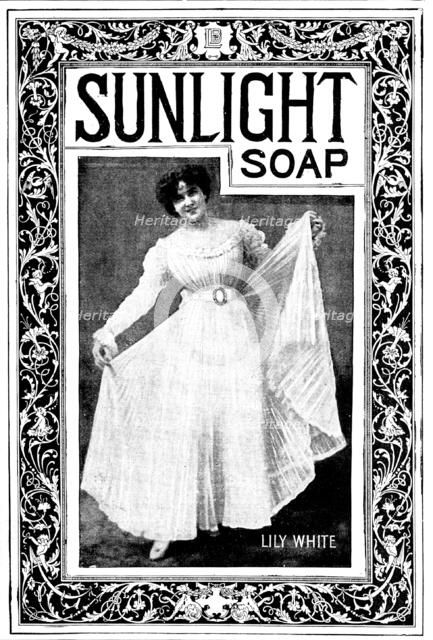 Advertisement for Sunlight Soap, 1898. Creator: Unknown.