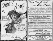 Advertisement for Pears Soap, 1886