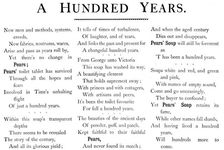 Advertisement for Pears Soap, 1895. Creator: Unknown