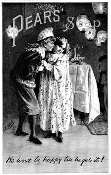 Advertisement for Pears Soap, 1895. Creator: Unknown