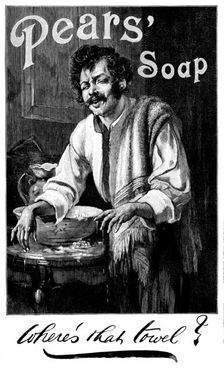 Advertisement for Pears Soap, 1895. Creator: Unknown