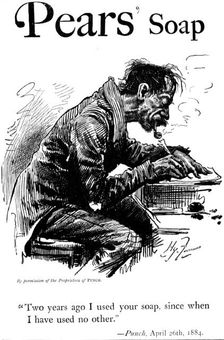 Advertisement for Pears Soap, 1895. Creator: Unknown