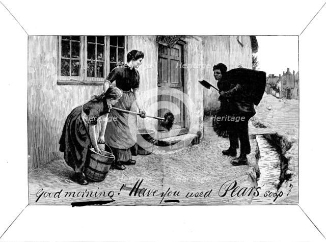 Advertisement for Pears’ Soap, 1890. Creator: Unknown.