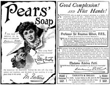 Advertisement for Pears Soap, 1890. Creator: Unknown