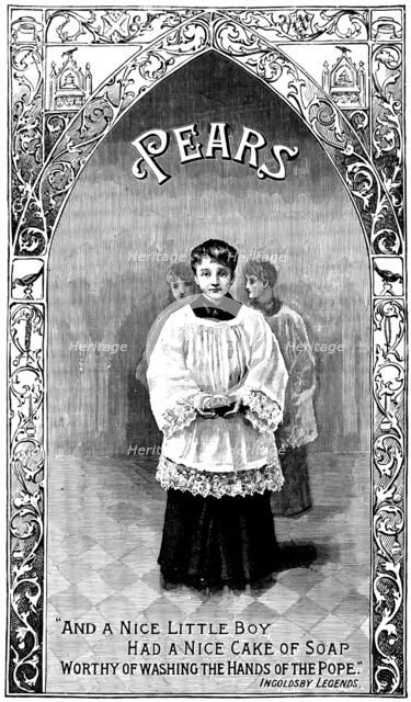 Advertisement for Pears’ Soap, 1890. Creator: Unknown.