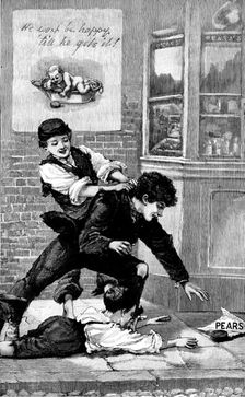 Advertisement for Pears Soap, 1890. Creator: Unknown