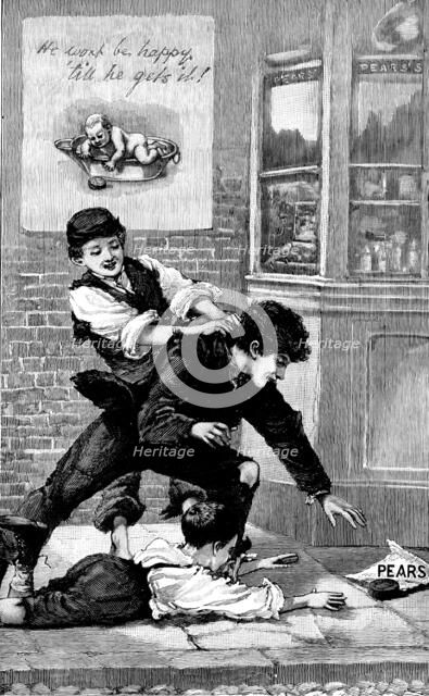 Advertisement for Pears’ Soap, 1890. Creator: Unknown.