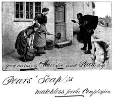 Advertisement for Pears Soap, 1890. Creator: Unknown
