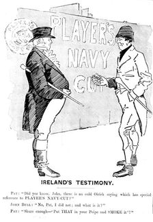 Advertisement for Player's Navy Cut tobacco, 1898. Creator: Unknown