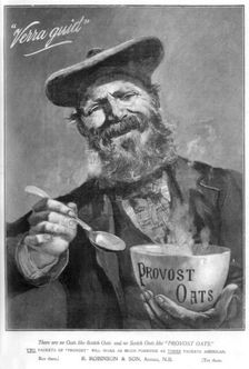 Advertisement for Provost Oats, 1901