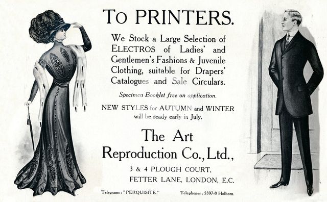Advertisement for The Art Reproduction Co., Ltd, 1909. Creator: Unknown.