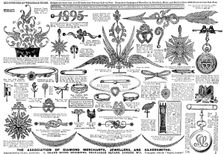 Advertisement for the Association of Diamond Merchants, Jewellers, and Silversmiths, 1895. Creator: Unknown