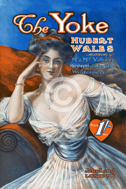 Advertisement for the book The Yoke, by Hubert Wales, 1908-1909. Artist: Unknown