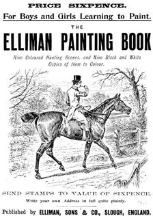 Advertisement for the Elliman Painting Book, 1898. Creator: Unknown