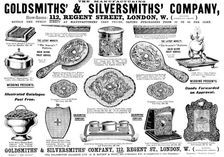 Advertisement for the Goldsmiths & Silversmiths Company, 1898. Creator: Unknown