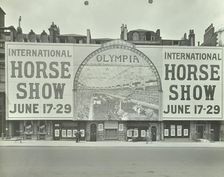 Advertisement for the International Horse Show, 114 Piccadilly, London, 1912