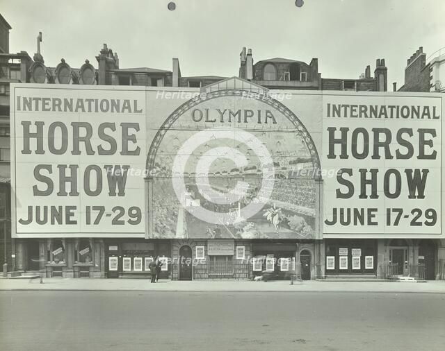 Advertisement for the International Horse Show, 114 Piccadilly, London, 1912. Artist: Unknown.