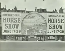 Advertisement for the International Horse Show, 114 Piccadilly, London, 1912