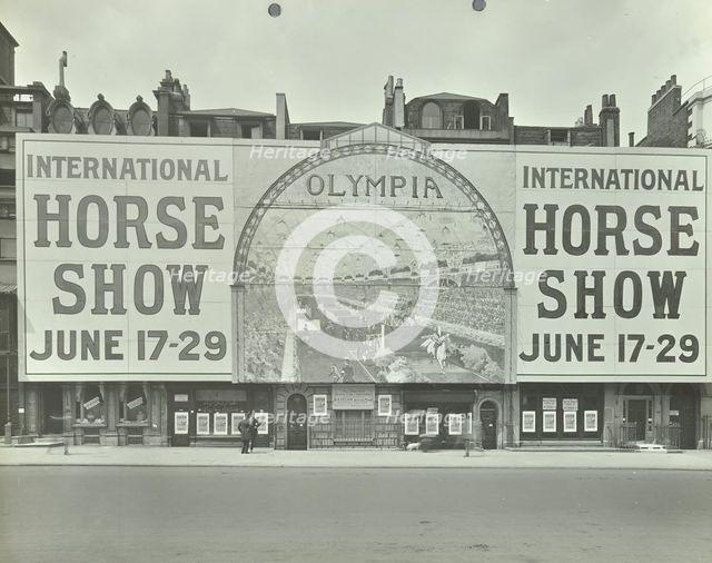 Advertisement for the International Horse Show, 114 Piccadilly, London, 1912. Artist: Unknown.