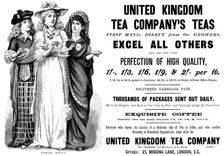 Advertisement for the United Kingdom Tea Company, 1895. Creator: Unknown