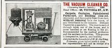 Advertisement for The Vacuum Cleaner Company, 1906. Artist: Anon