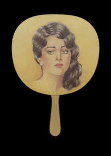 Advertising fan from the Cotton Club, 1923-1935. Creator: Unknown
