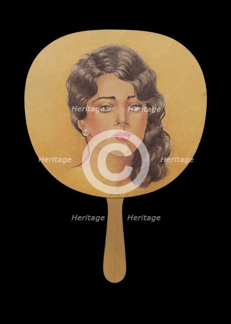 Advertising fan from the Cotton Club, 1923-1935. Creator: Unknown.