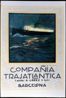 Advertising of the Cia, 1921. Creator: Roqueta