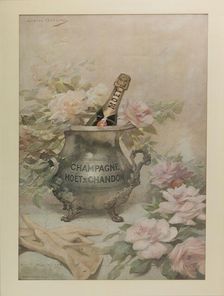 Advertising Poster for the Moet & Chandon. Creator: Abbéma, Louise (1853-1927)