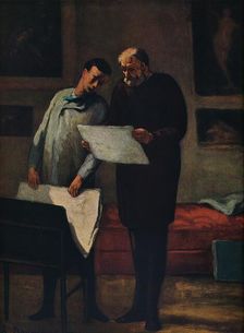 Advice to a Young Artist 1865-1868. Artist: Honore Daumier