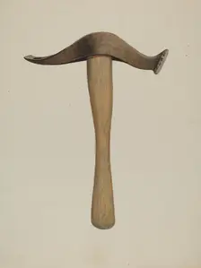 Adze, c. 1940. Creator: Dana Bartlett