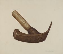 Adze, c. 1941. Creator: LeRoy Griffith