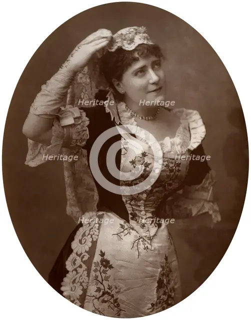 Ada Cavendish, British actress, 1882. Artist: Unknown