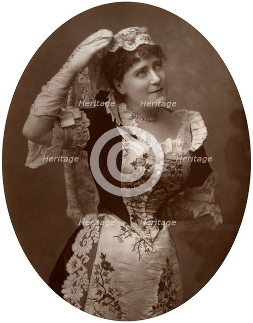Ada Cavendish, British actress, 1882. Artist: Unknown