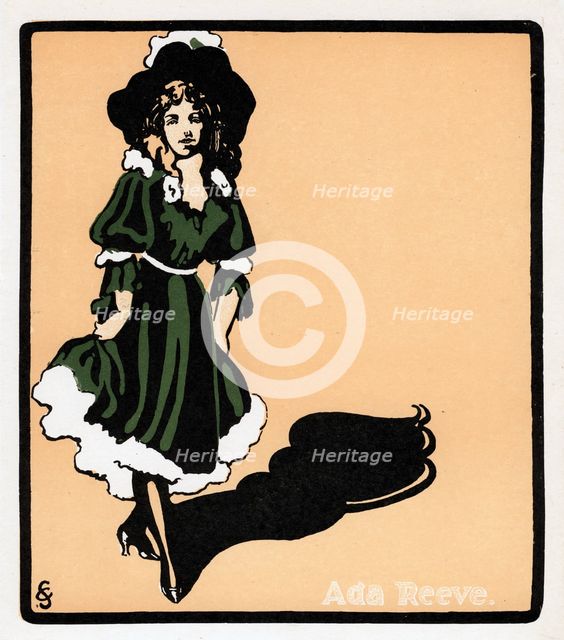 Ada Reeve (1874-1966), English actress, late 19th century. Artist: Unknown