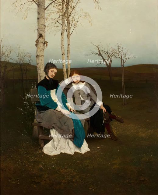 Adagio, 1876. Creator: Gabriel Max.