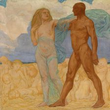Adagio (from the cycle Rhythms), 1913. Creator: Friedrich, Otto (1862-1937)