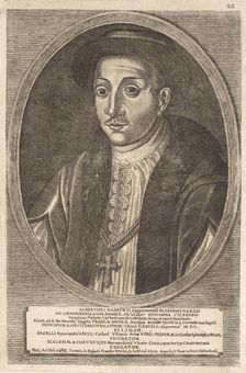 Adalbert (Wojciech) Radziwill (c1476-1519). From: Icones Familiae Ducalis Radivilianae, 1758