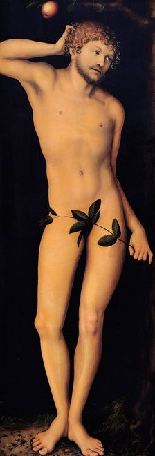 Adam, 1528. Creator: Cranach, Lucas, the Elder (1472-1553)