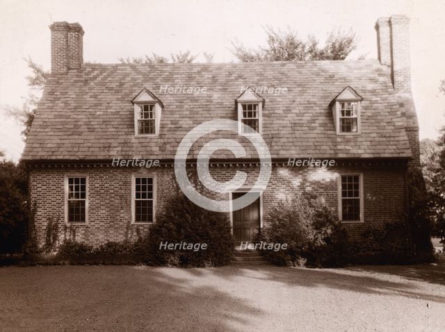 Adam Thoroughgood House, Norfolk vicinity, Princess Anne County, Virginia, between c1930 and 1939. Creator: Frances Benjamin Johnston.