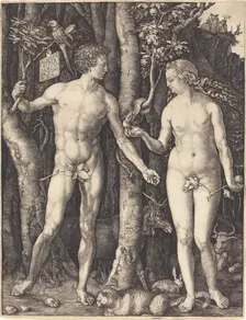 Adam and Eve, 1504. Creator: Albrecht Durer