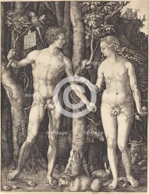 Adam and Eve, 1504. Creator: Albrecht Durer.