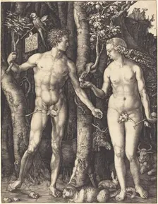 Adam and Eve, 1504. Creator: Albrecht Durer
