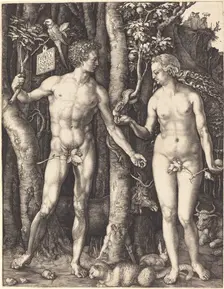 Adam and Eve, 1504. Creator: Albrecht Durer
