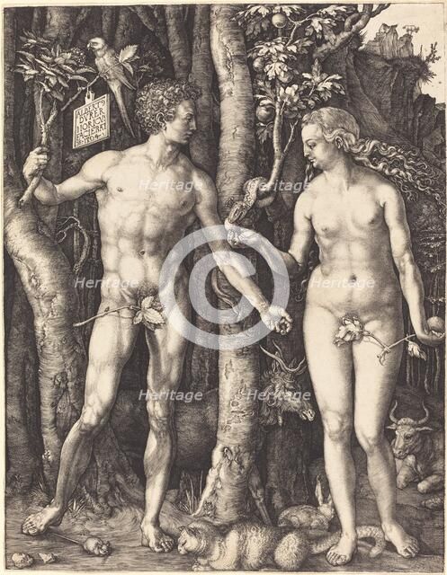 Adam and Eve, 1504. Creator: Albrecht Durer.
