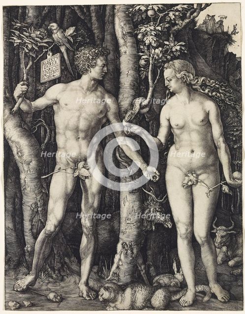 Adam and Eve, 1504. Artist: Dürer, Albrecht (1471-1528)